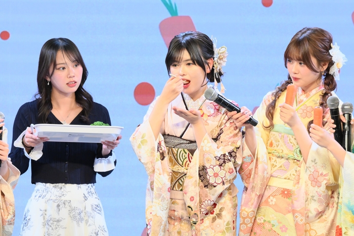 人参に挑戦する長浜