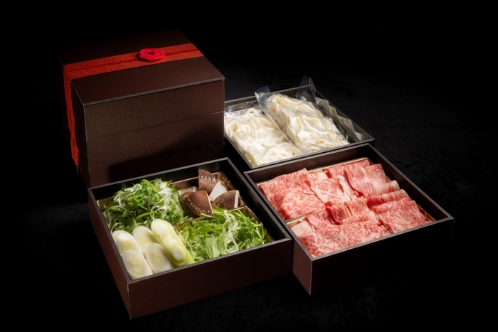 近江牛鍋セット うどん付