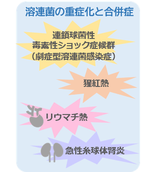 溶連菌の重症化と合併症