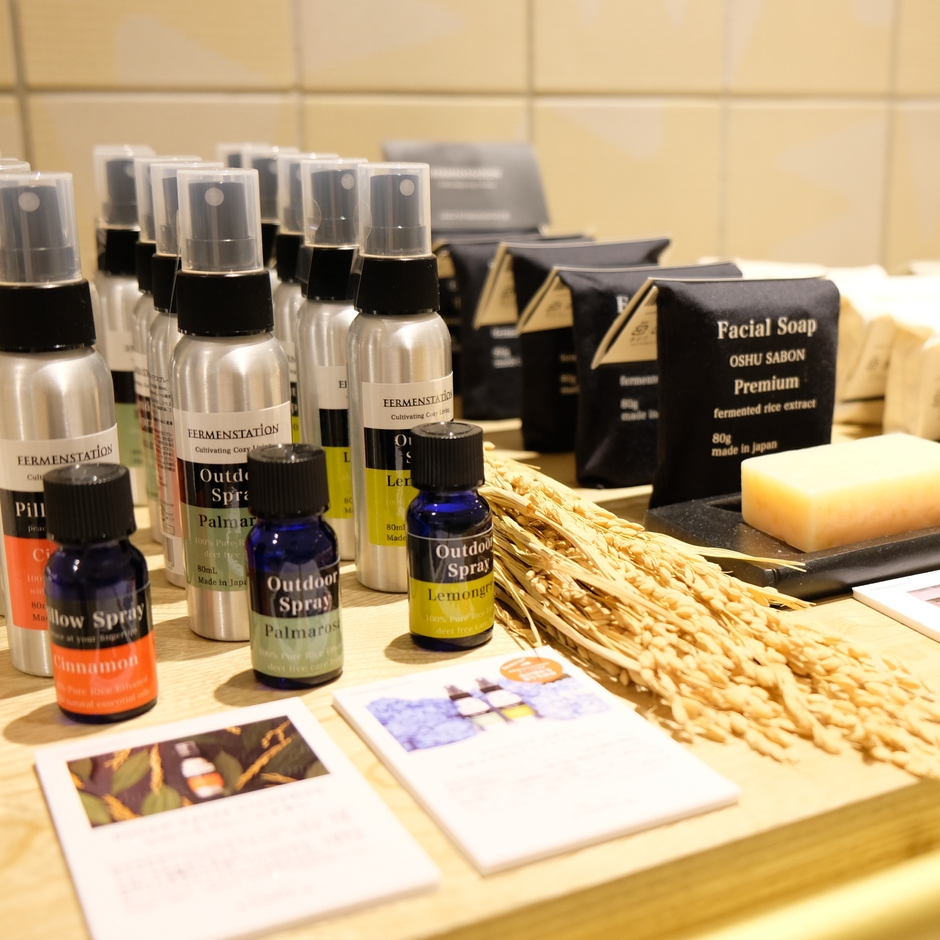 アパレル、ライフスタイル雑貨からコスメまで(画像は「ファーメンステーション」)