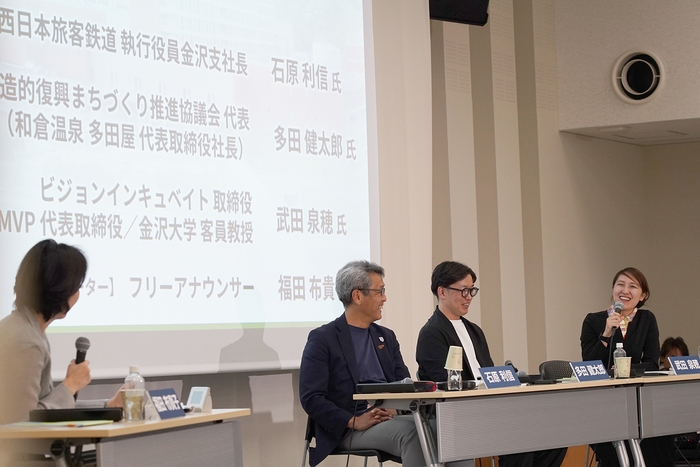 復興における産業界の連携の重要性についてもディスカッションを行った