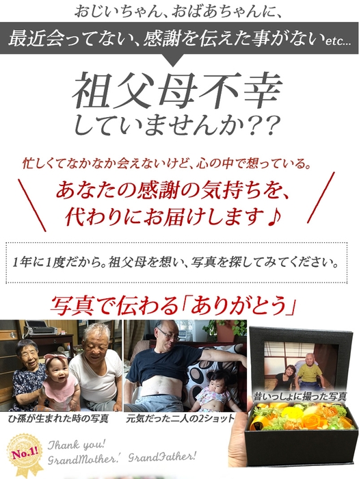 写真で伝わる感謝の気持ち