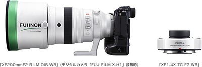 大口径望遠単焦点レンズ「フジノンレンズ XF200mmF2 R LM OIS WR」