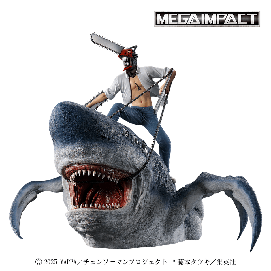 ラストワン賞:チェンソーマン&ビーム フィギュア MEGAIMPACT