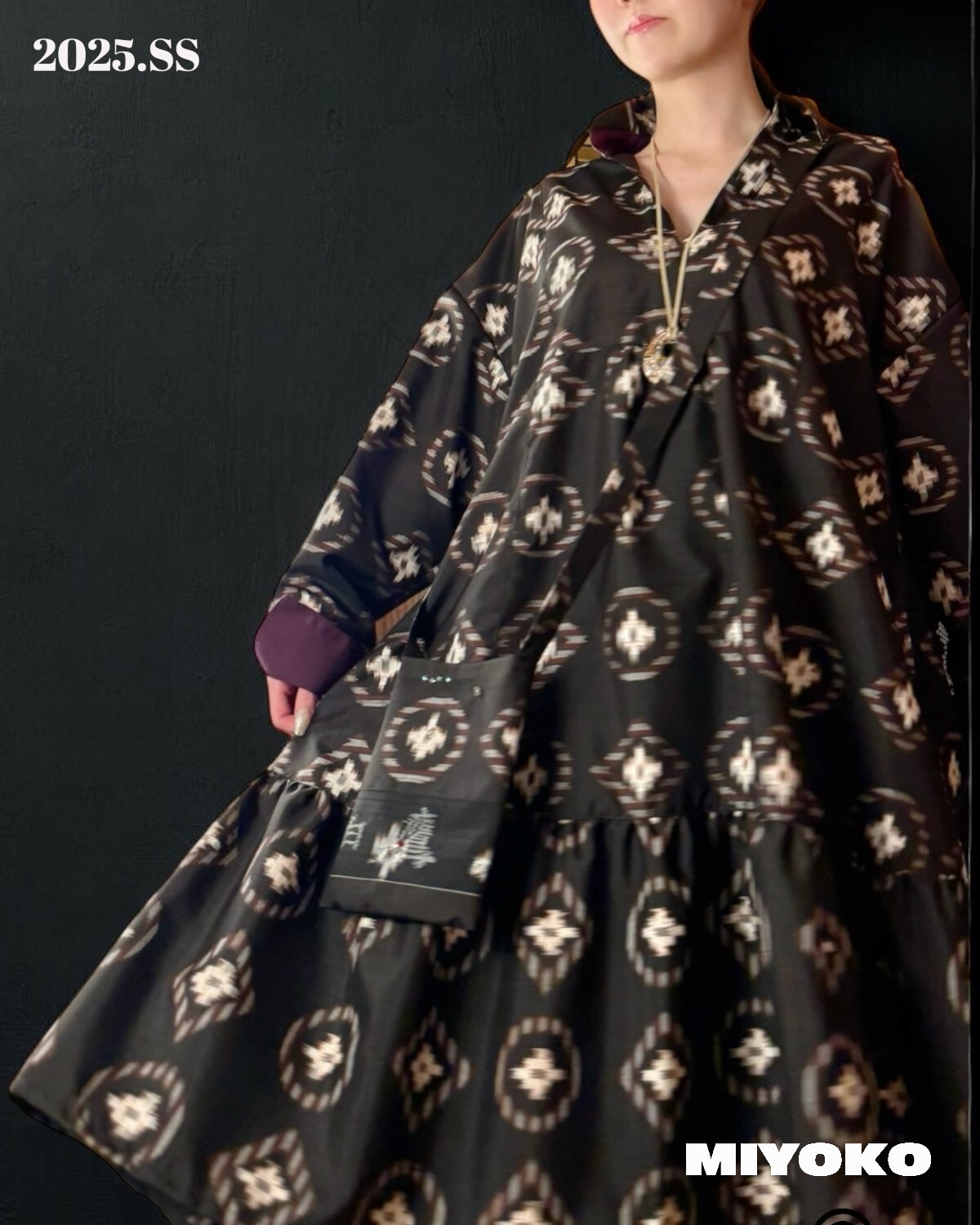 2025SS発表作品・置賜紬