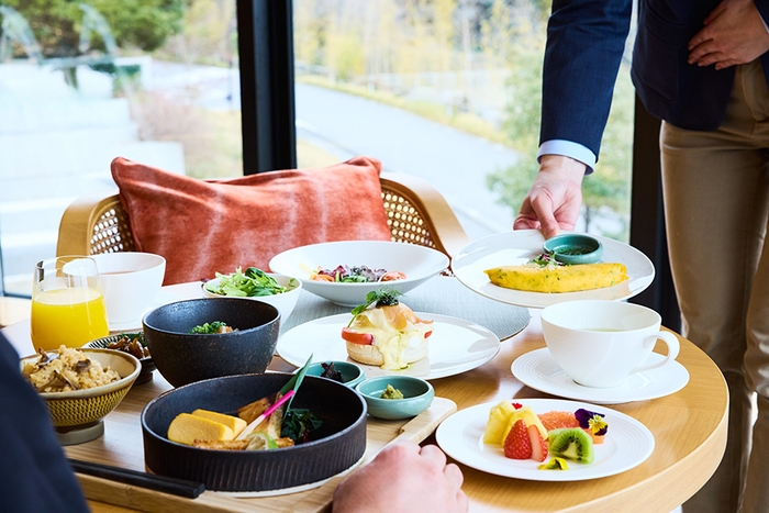 クラブラウンジでの朝食（イメージ）