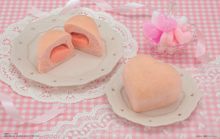 デリシャスパーティ プリキュア ふわふわハートパン いちごクリーム入り(イメージ)