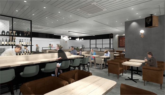 PRONTO ウツノミヤテラス店の内観(カフェ)