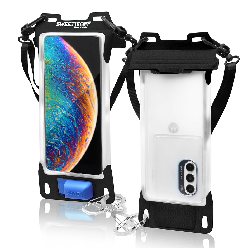 エアポンプ搭載防水スマホポーチ