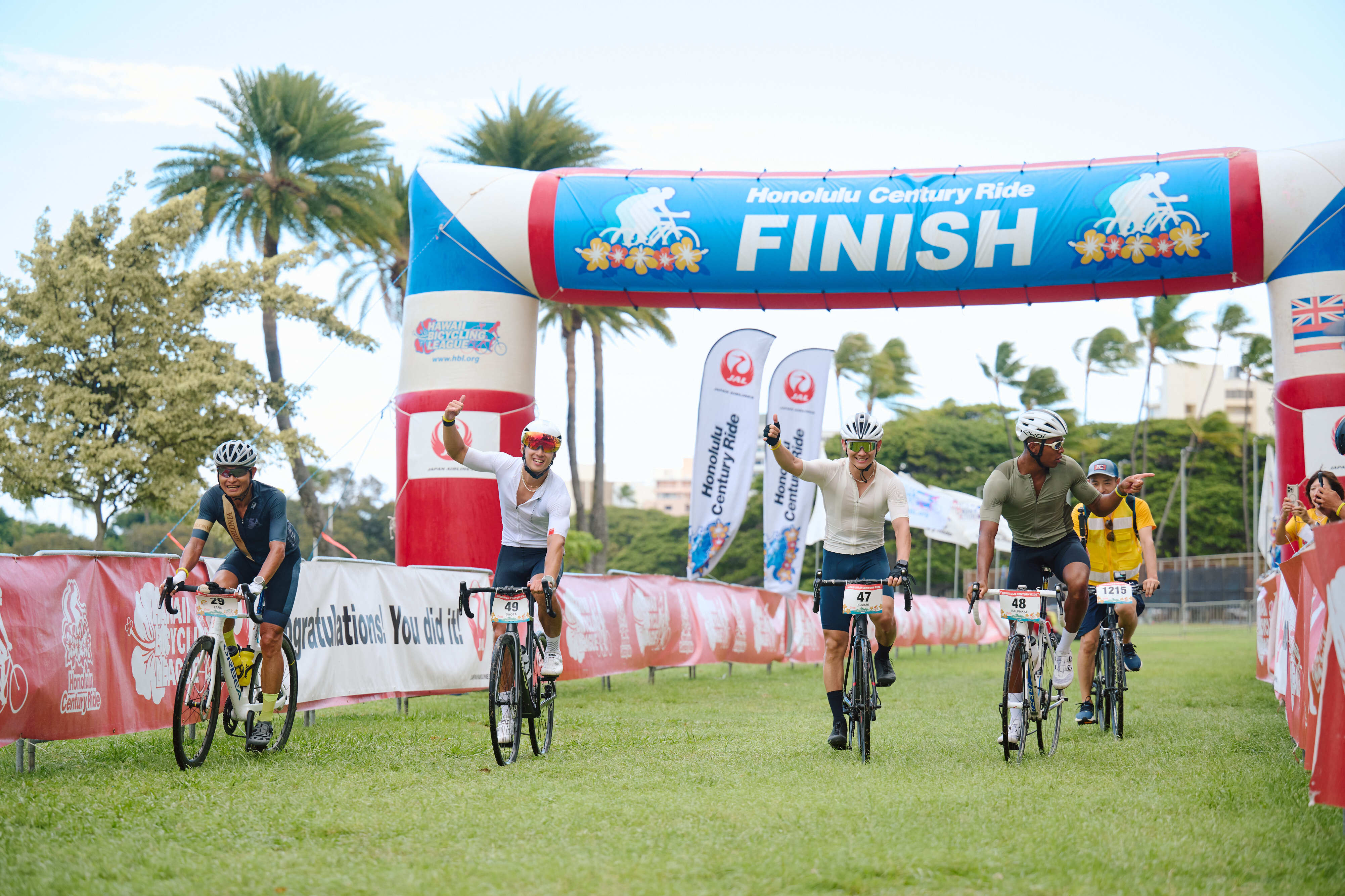 ホノルルセンチュリーライド(5)フィニッシュ