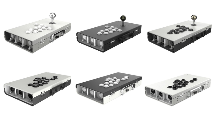 組み立て後イメージ 上 レバーモデル、下 レバーレスモデル