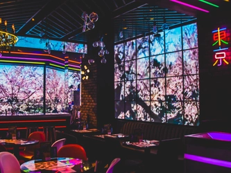 新宿・歌舞伎町「KUJIRA」、LEDビジョンで 桜を楽しむ春限定イベント 「VIRTUAL SAKURA viewing」を4月1日より開催