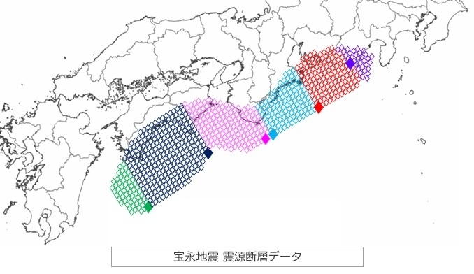 宝永地震モデル(Mw8.8)