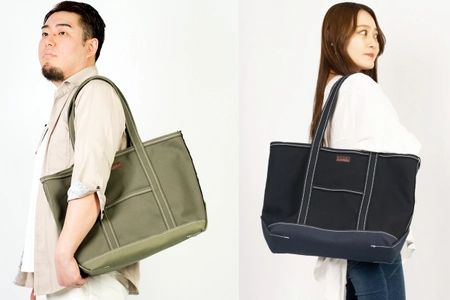 数量限定で再販！希少な極厚の国産2号帆布を使った 存在感と力強さを感じる迫力のトートバッグ　 6月8日までクラウドファンディング実施