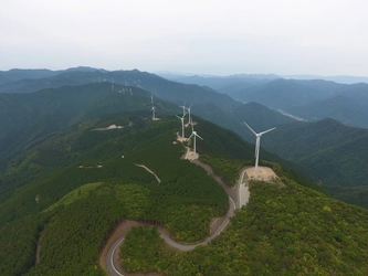 ユーラス上勝神山ウインドファームの竣工式開催について ～四国最大の風力発電所が営業運転開始～