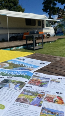 南海電鉄駅中情報誌Natts　電車で行けるアウトドアでも特集されました。