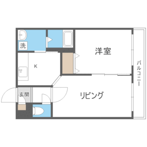 家具家電付きの1DKタイプへ進化した完全個室