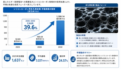 シリコンカーボン用多孔質炭素マーケットリサーチ：調査方法＋業界分析＋売上規模