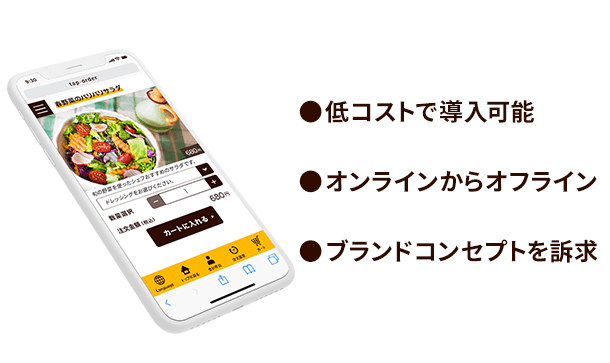 タップ&オーダーの強み