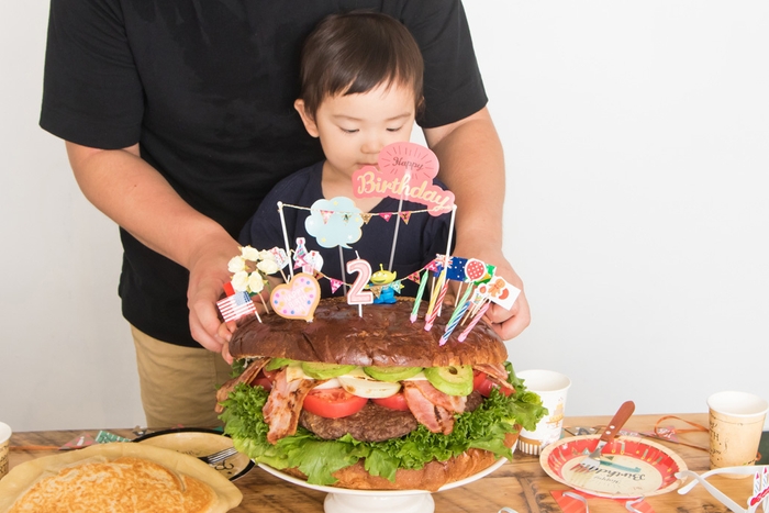 誕生日ケーキのように