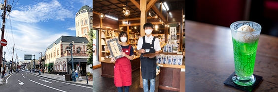 小樽堺町通り商店街の風景・店員の方々・グルメ