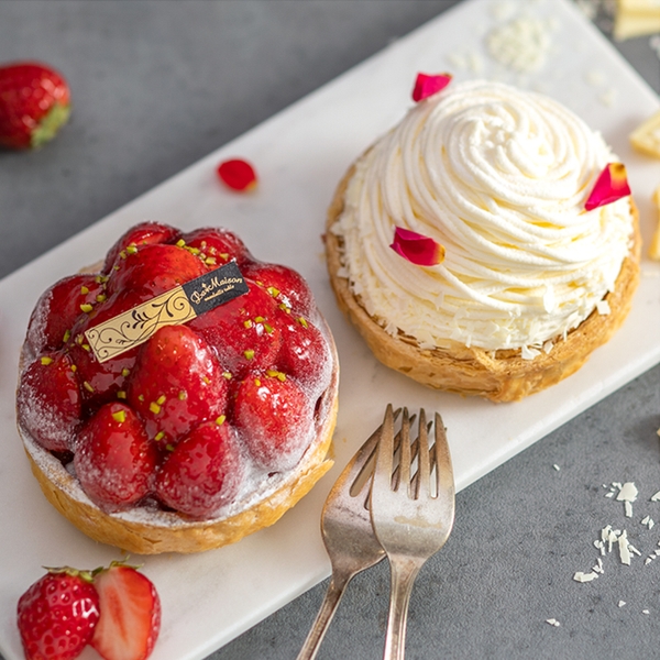 とちあいかのタルト&3種チーズのモンブランタルトセット