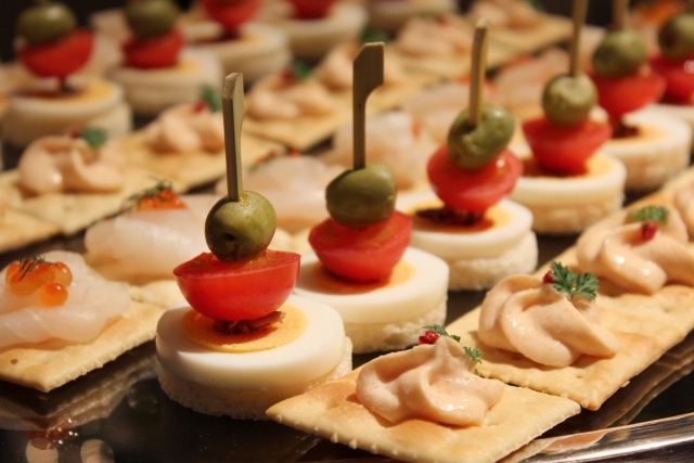 料理長特製のウェルカムフード ※イメージ