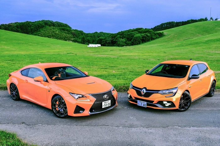 メガーヌRSとレクサスRC-F(2)