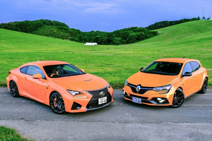 メガーヌRSとレクサスRC-F(2)