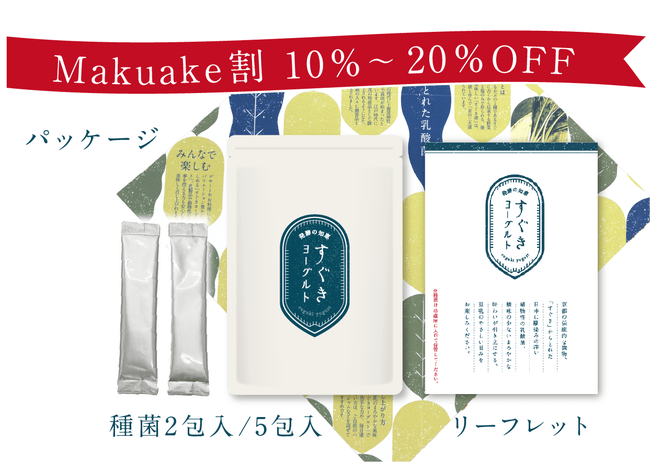 Makuake割10~20%OFF