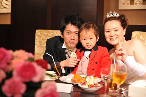 『パパママ婚』 を行った品川区在住のご家族(2011年7月18日)