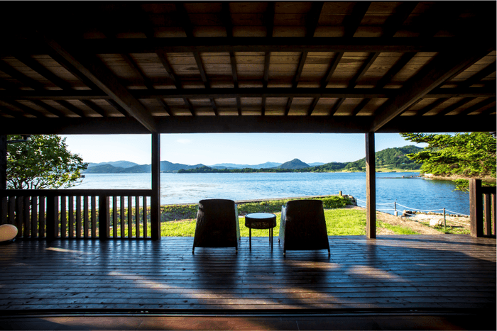 部屋からの眺望昼