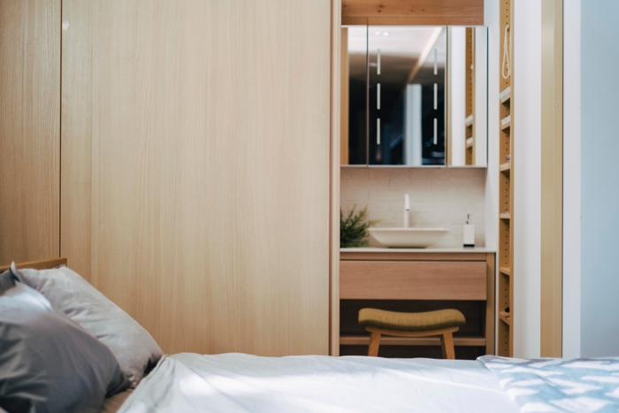 寝室 ウォークインクローゼット