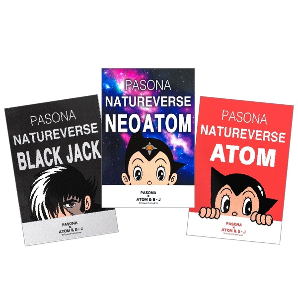 ▲ポストカード PASONA×ATOM & B・J
