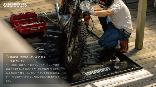 新感覚メンテナンスマット「GARAGE-WORK-MAT」が 「Amazon マスカー・養生シート」で、 ほしいものランキング第2位獲得！