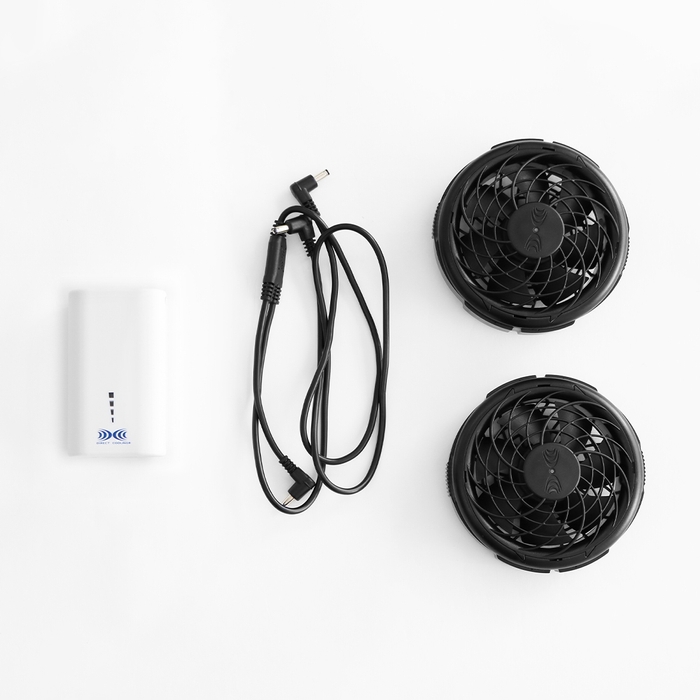 バッテリー+ファン