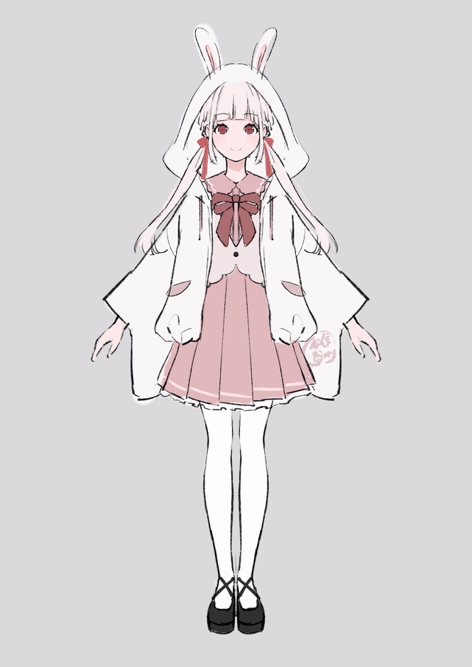 この子の名前、募集します（イラストはラフ画）