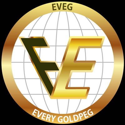 金価格固定上場コインのロゴ EVEG