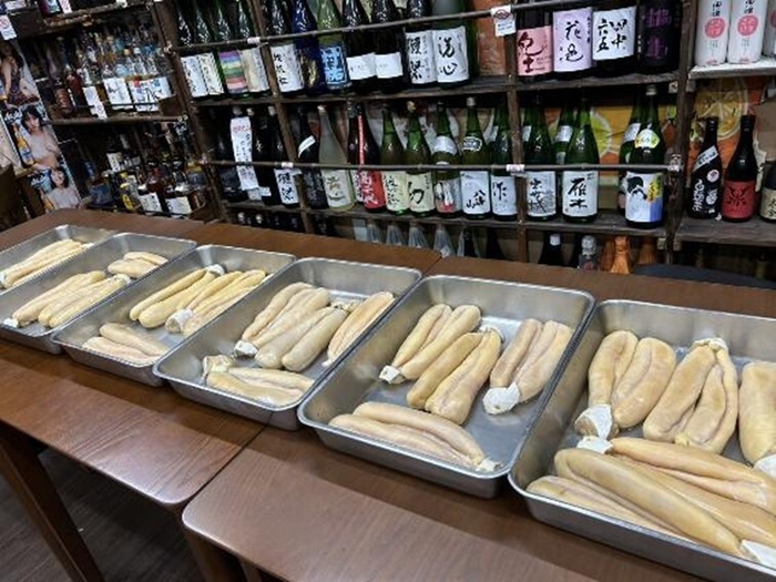 からすみ製造中