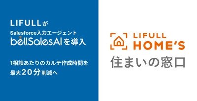 LIFULL、bellSalesAIにより Salesforce上の顧客カルテ作成を自動化へ