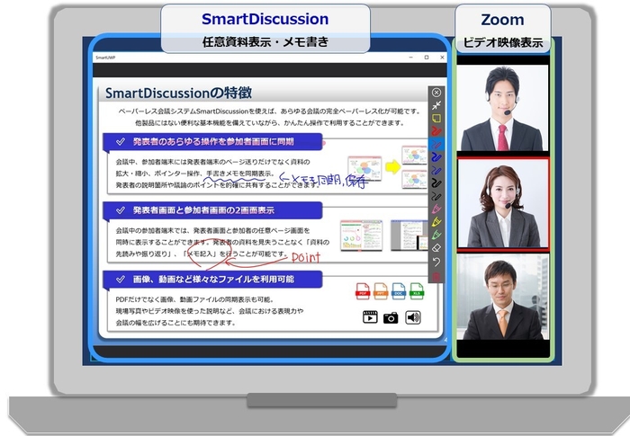 システム連携のイメージ図