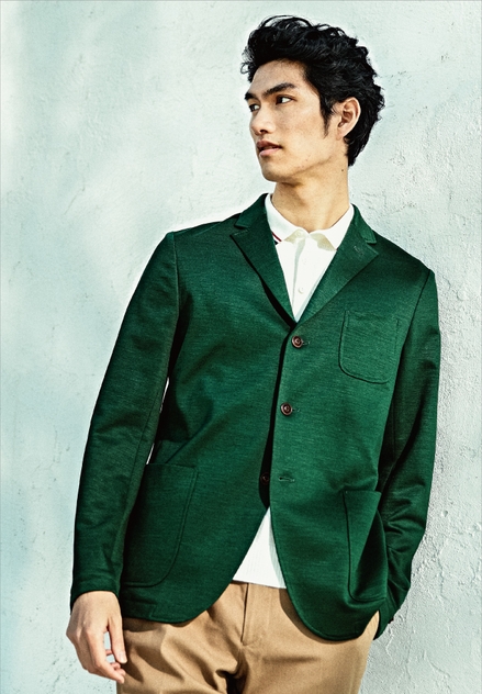 ジャケット 42,900円(税込) カラー:ホワイト、グリーン、ブラウン、ネイビー