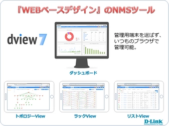 D-Link ブラウザベースのネットワーク管理ソフトウェア 『D-View7』を12月15日より販売開始