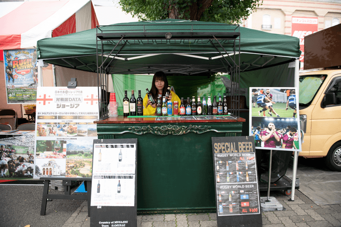 ラグビーワールドカップ2019出場国の郷土料理を楽しめるフードコーナー