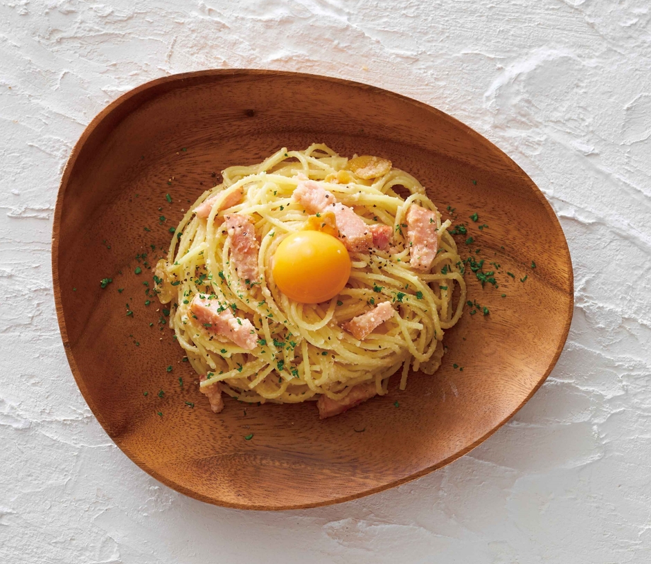 クリームチーズめんたいでパスタ