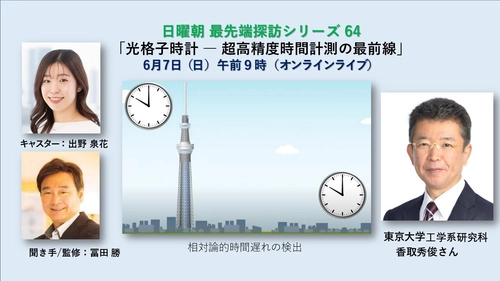 300億年に1秒しか狂わないという “究極の時計”を開発した日本人　 東京大学・香取秀俊教授がオンライントーク