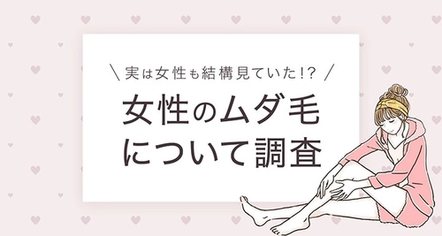 ＜女性が気になる同性のムダ毛意識調査＞ 同性のムダ毛、最も気になるのはやっぱりワキ！ 1割が意外と気になる部位に「指のムダ毛」と回答