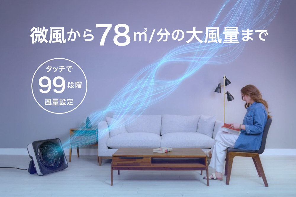猛暑を打破する大風量