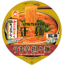 マルちゃん正麺 カップ うま辛担々麺