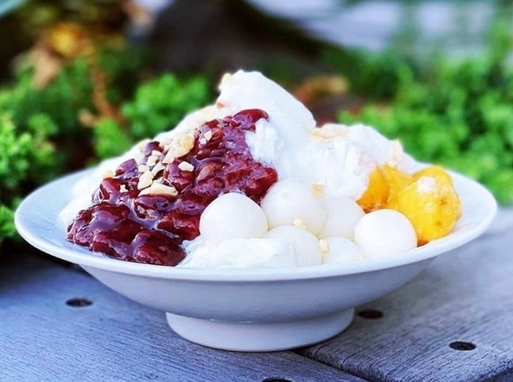 ふわふわ小豆ミルク